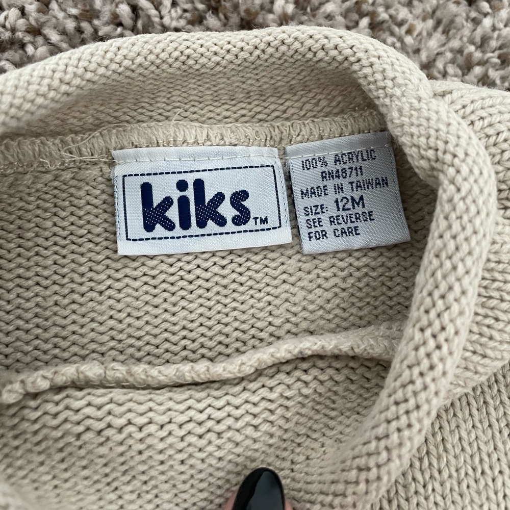 Kiks 12m Baby Sweater 🪵 - Picture 5 of 5